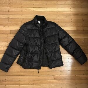 Black Puffer Jacket -